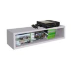 Nicho Suporte Xbox Branco para Sala Quarto Em Mdf 45x20cm - vipzio