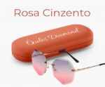 Óculos Diamond - Óculos de Sol Hexagonal Feminino Polarizado com Proteção UV - vipzio