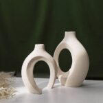 Par De Vasos Nordicos Em Ceramica Vipzio 3