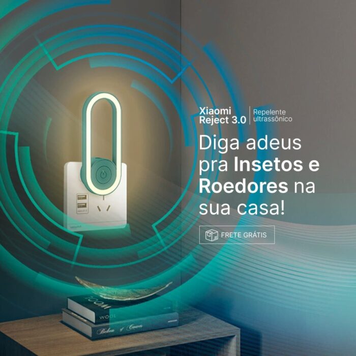 Pest Reject 3.0 - Repelente Ultrassônico Xiaomi - vipzio