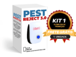Pest Ultrassônico 3.0 - Repelente Ultrasônico para Insetos, barata, rato, aranha, escorpião, mosquito , formiga etc - vipzio