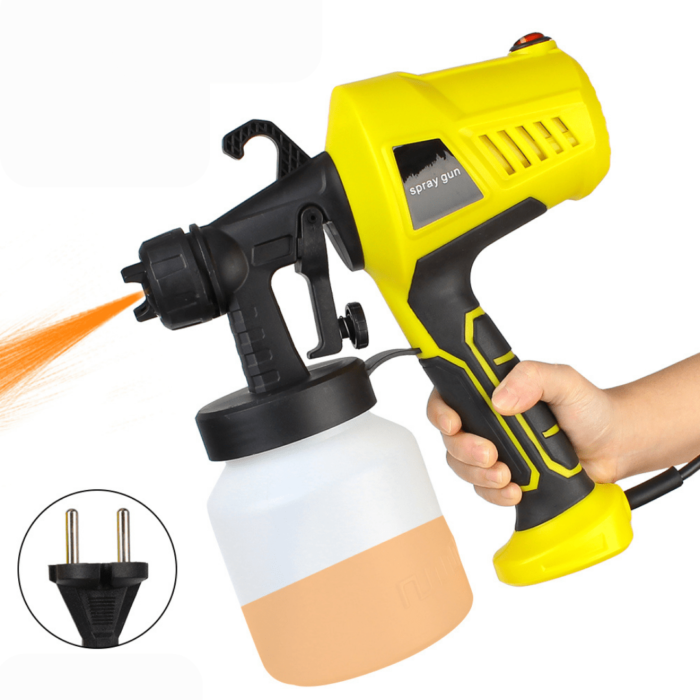 Pistola Profissional de Pintura Elétrica com Controle de Fluxo e Aerógrafo 3.000W - vipzio