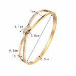 Pulseira Dubai Cravejada com Zircônia banhada a Ouro 18K em Aço Inoxidável - vipzio