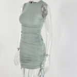 Vestido Verde amarração lateral Carla - vipzio