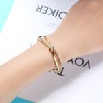 Pulseira Dubai Cravejada com Zircônia banhada a Ouro 18K em Aço Inoxidável - vipzio