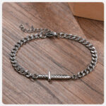 Conjunto de Pulseiras Espada em Aço Inoxidável - vipzio