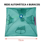 Rede de Pesca Automática 0 Floresca 4 Buracos