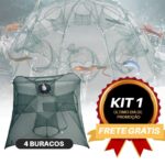 Rede Pesca PRO - Rede de Pesca Prática 4, 6 e 8 buracos - vipzio