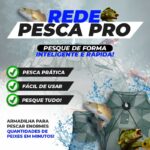 Rede Pesca PRO - Rede de Pesca Prática 4, 6 e 8 buracos - vipzio