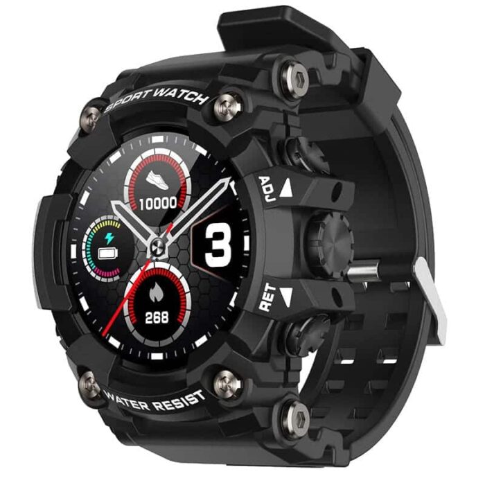 Relógio Inteligente Militar - DELTA PRO Floresca Preto