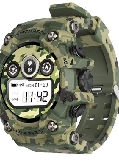 Relógio Inteligente Militar - DELTA PRO Floresca Verde