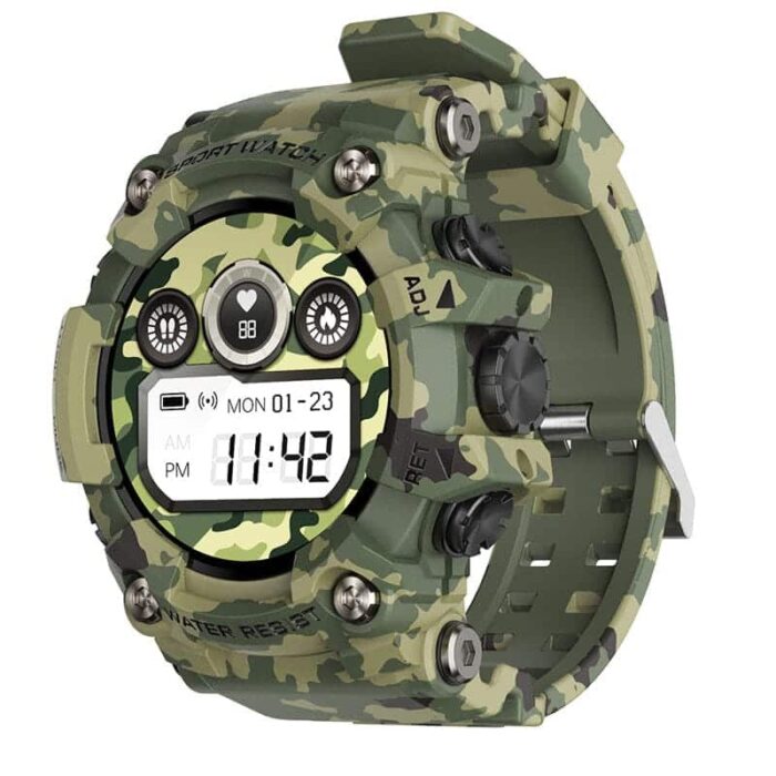 Relógio Inteligente Militar - DELTA PRO Floresca Verde