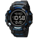 Relógio Tático Militrar Ultra G Floresca Preto e Azul