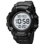 Relógio Tático Militrar Ultra G Floresca Preto e Branco