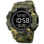 Relógio Tático Militrar Ultra G Floresca Verde Camuflado