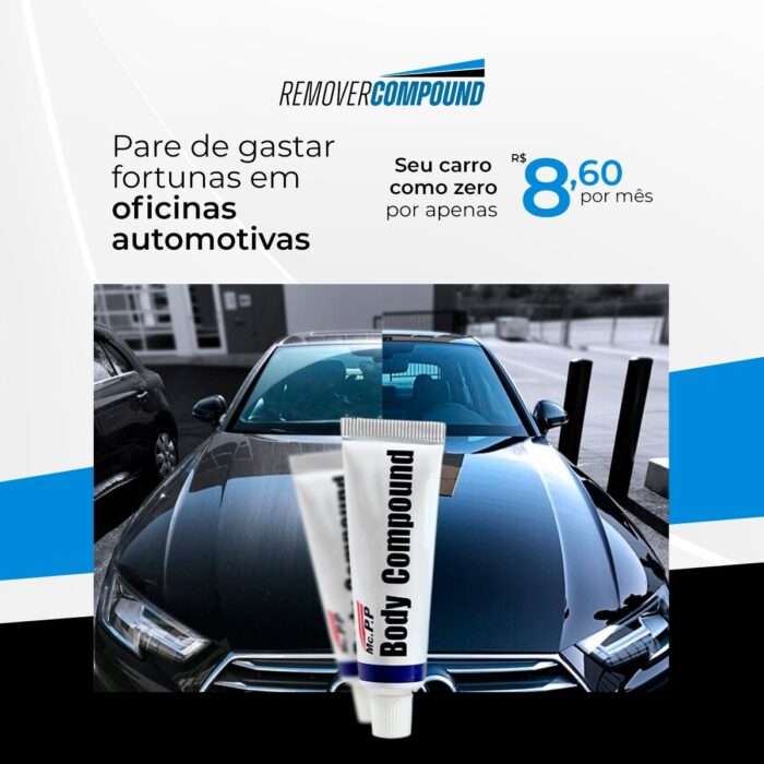 Remover Compound - Removedor de Arranhões de Carros - vipzio