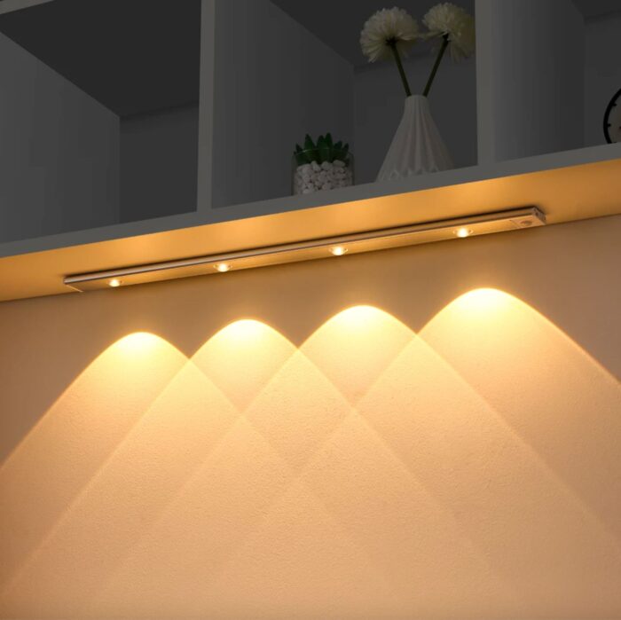 Luminária Tubular Flat com Sensor Led Slim (55 e 40cm) - vipzio