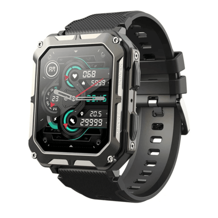 Smartwatch Tático Militar Shield Floresca Preto