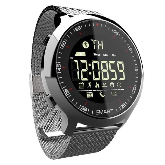 Smartwatch Tático Tecnológico Floresca Prata