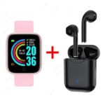 SmartWatch Y68Z - Leve de Brinde Fone de Ouvido I7SW - vipzio