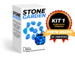 Stone Garden - Pedra Solar decorativa para Jardim, Quintal - vipzio