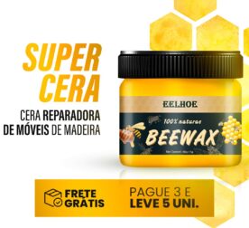 Super Cera Beewax - Cera Reparadora de Móveis de madeira - vipzio