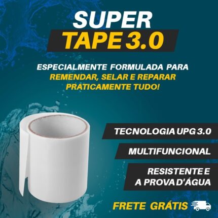 Super Tape 3.0 - Fita Adesiva de Vedação para Reparos de Vazamento de água - vipzio