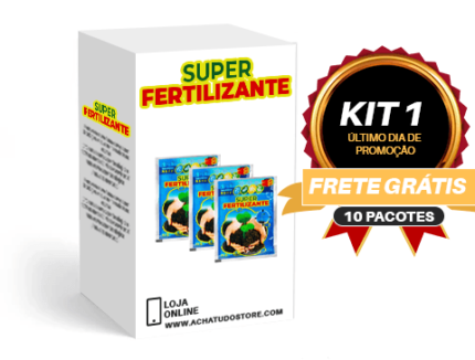 SuperFertilizante - Incrível agente Fertilizante para Plantas e Hortas - vipzio