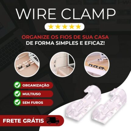 Wire Clamp - Clipe Organizador de Fios - vipzio