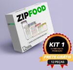 ZipFood - Organizador de Comida, saco de armazenamento reutilizável para comida - vipzio
