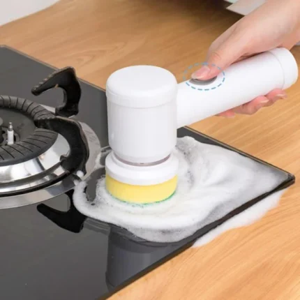 Escova de Limpeza Elétrica Multiuso Rotativa VipZio