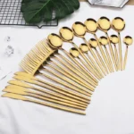 Jogo De Talheres Inox 24 Pecas Premium Vipzio 17