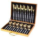 Jogo De Talheres Inox 24 Pecas Premium Vipzio 3