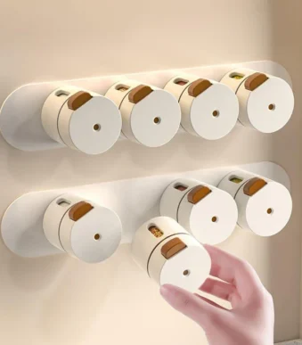 Kit 6 Porta Temperos E Condimentos De Parede Magnetico Vipzio 11