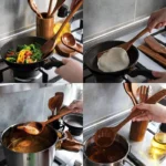 Kit Utensilios De Cozinha 7 Pecas De Madeira Vipzio 14