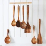 Kit Utensilios De Cozinha 7 Pecas De Madeira Vipzio 19