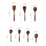Kit Utensilios De Cozinha 7 Pecas De Madeira Vipzio 2