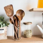 Kit Utensilios De Cozinha 7 Pecas De Madeira Vipzio 4