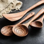 Kit Utensilios De Cozinha 7 Pecas De Madeira Vipzio 7