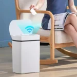 Lixeira Para Banheiro E Cozinha Automatica Com Sensor 15l Vipzio 12
