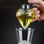 Meleira De Vidro Porta Mel Dispenser Com Base Inox Vipzio 4