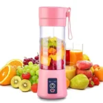 Mini Liquidificador Portatil Usb Com 6 Laminas Vipzio 4