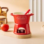 Panela De Fondue De Queijo E Chocolate Ceramica Vipzio 11