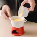 Panela De Fondue De Queijo E Chocolate Ceramica Vipzio 5