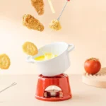 Panela De Fondue De Queijo E Chocolate Ceramica Vipzio 6