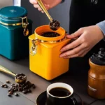 Porta Alimentos Pote Com Tampa Hermetico Para Cafe Vipzio 10