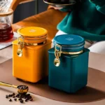 Porta Alimentos Pote Com Tampa Hermetico Para Cafe Vipzio 11