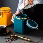 Porta Alimentos Pote Com Tampa Hermetico Para Cafe Vipzio 2