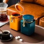 Porta Alimentos Pote Com Tampa Hermetico Para Cafe Vipzio 3
