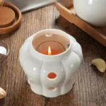 Pote De Ceramica Com Tampa De Madeira Vipzio 10